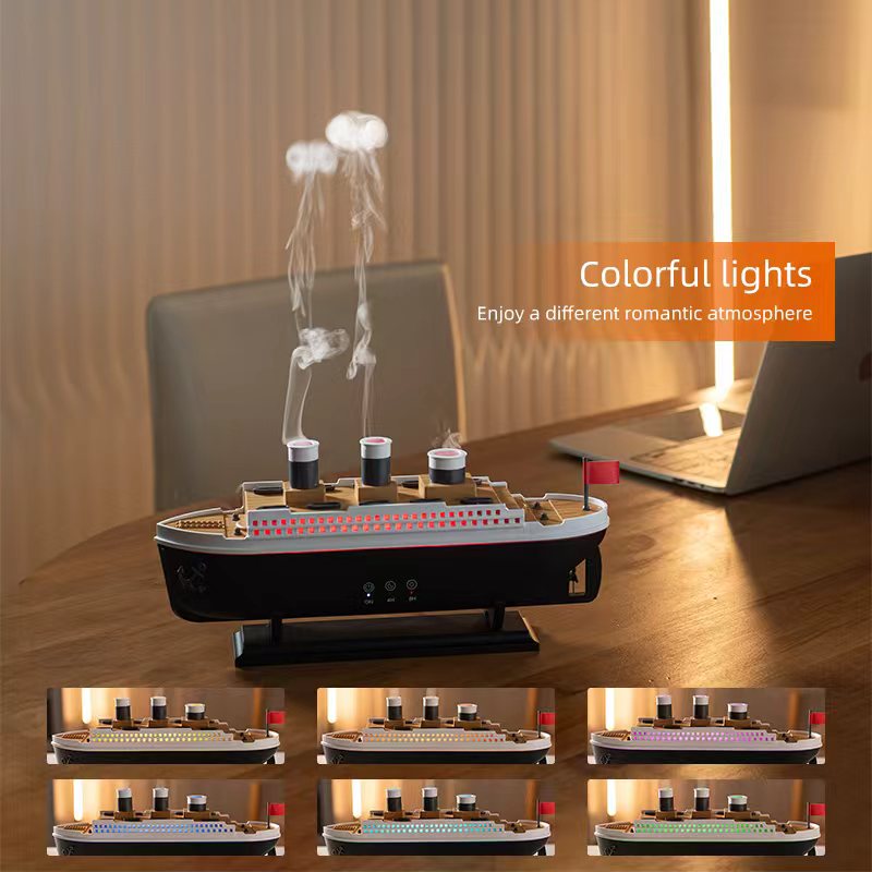 Titanic Ship Aroma Diffuser – Sail into Serenity with Aromatherapy Mist