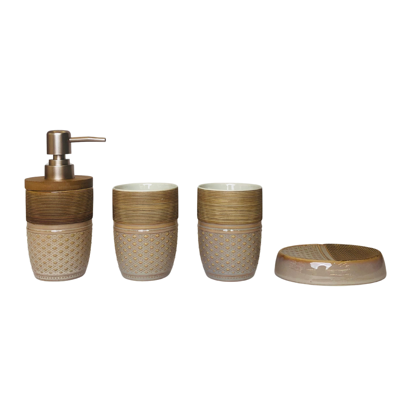 Premium Bathroom Dispenser Set