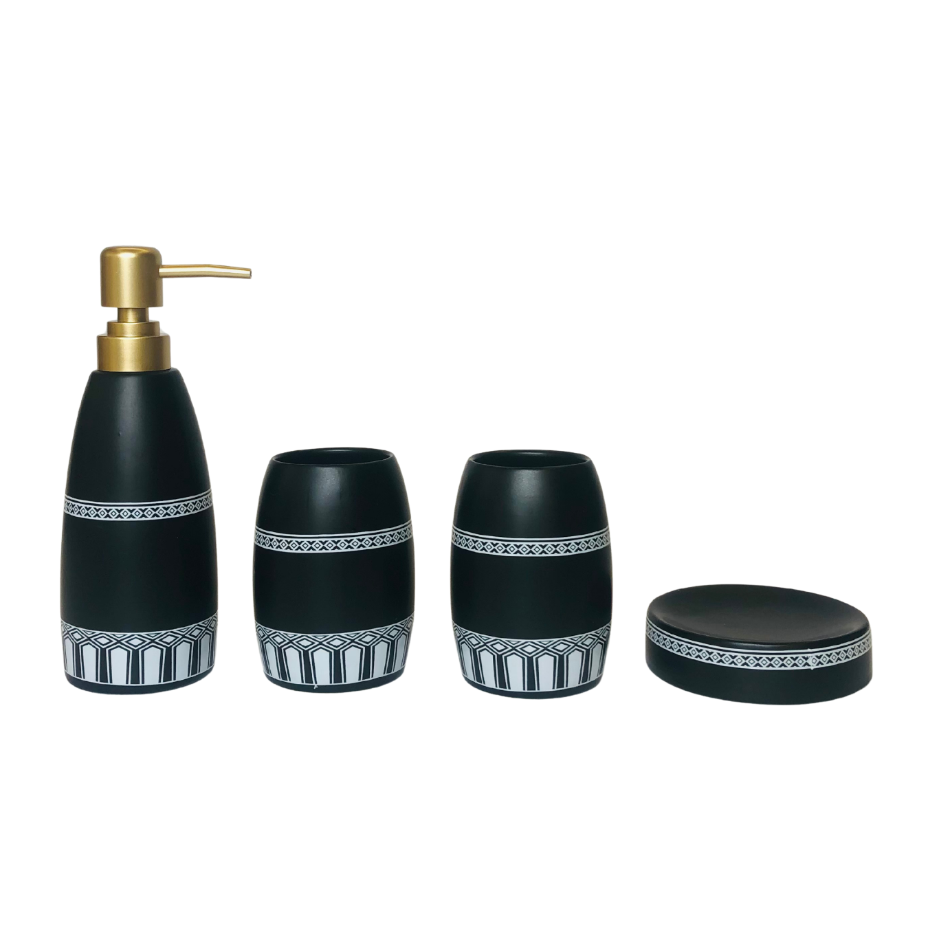 Designer Bathroom Dispenser Set
