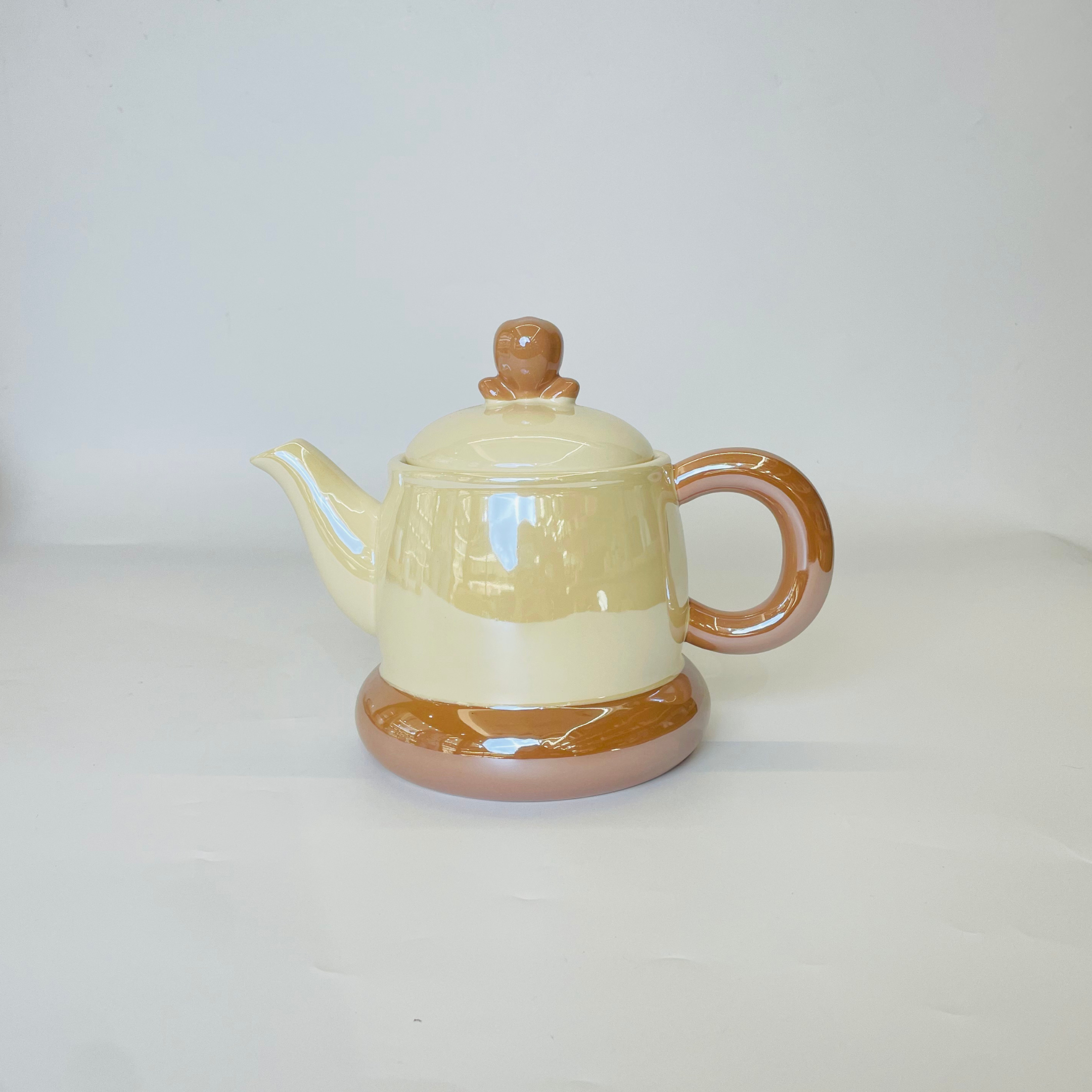 Gloss Shine Modern Ceramic Tea Set - Set of 9