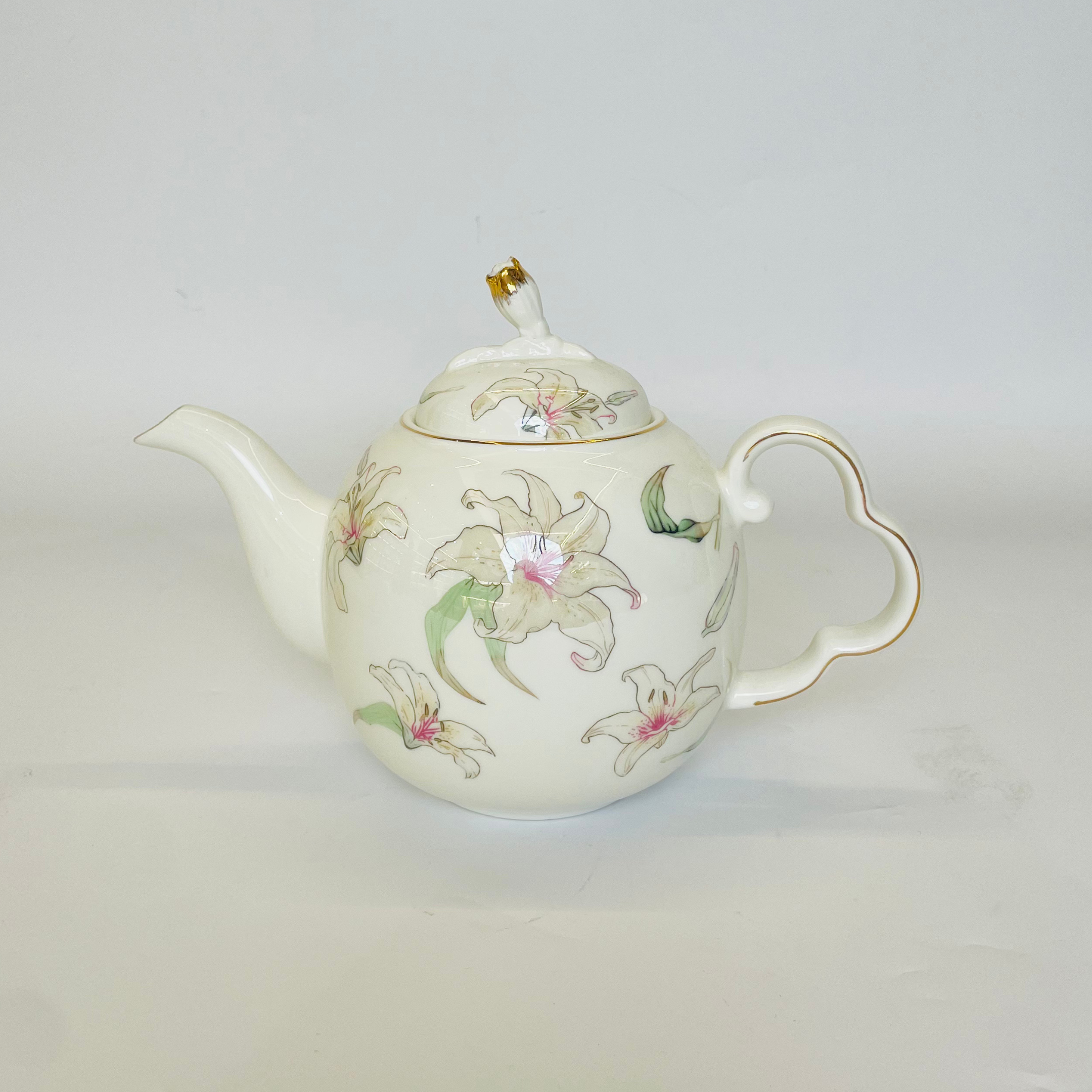 Floral Tea Set - Set of 9