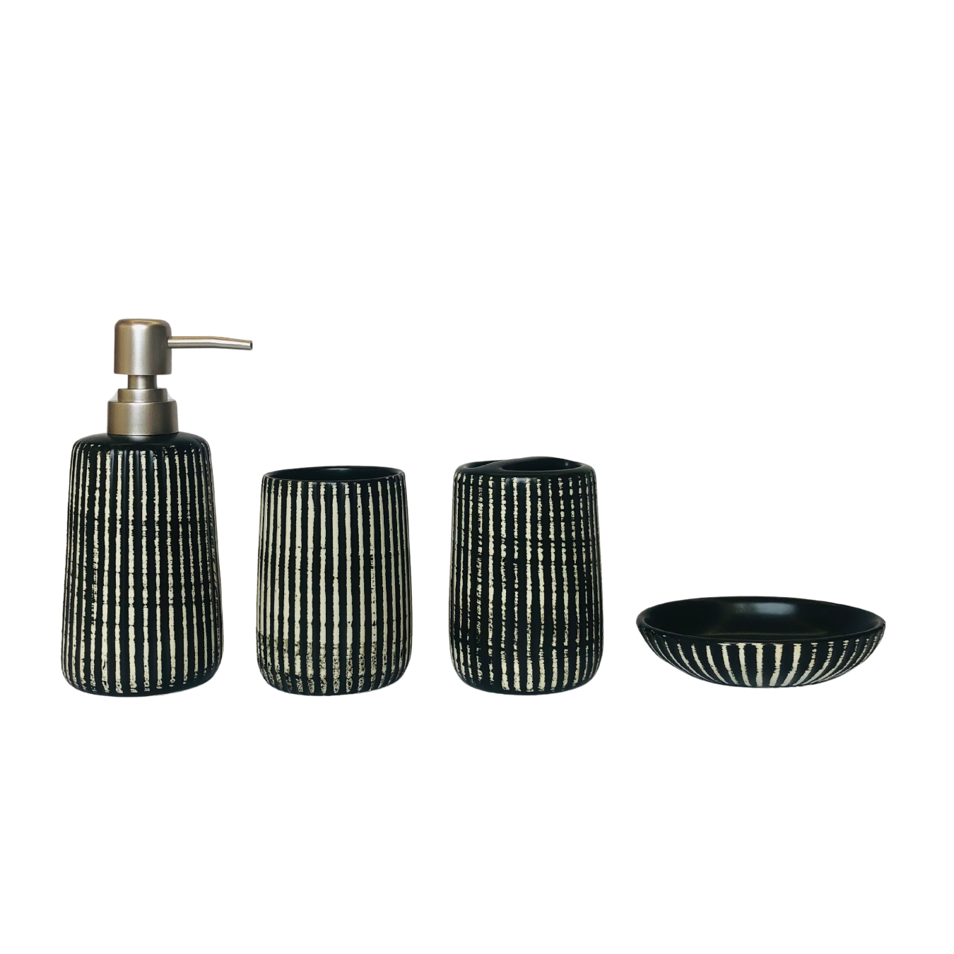 Designer Bathroom Dispenser Set