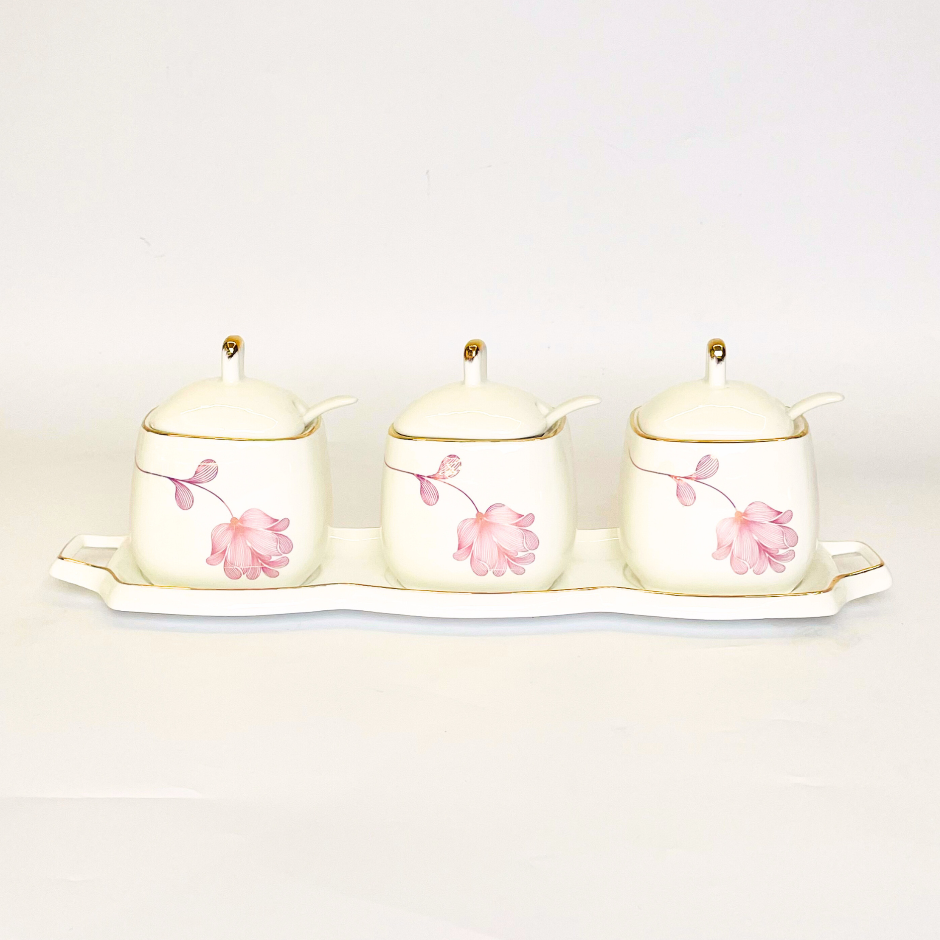 Modern Elegance 3Pc Jar Set