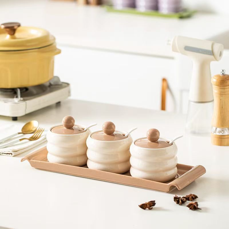 Elegant Ceramic 3Pc Canister Set