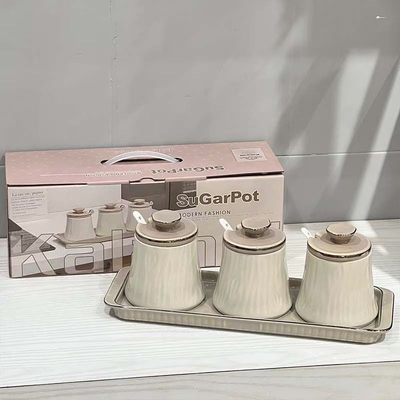 Modern 3Pc Canister Set