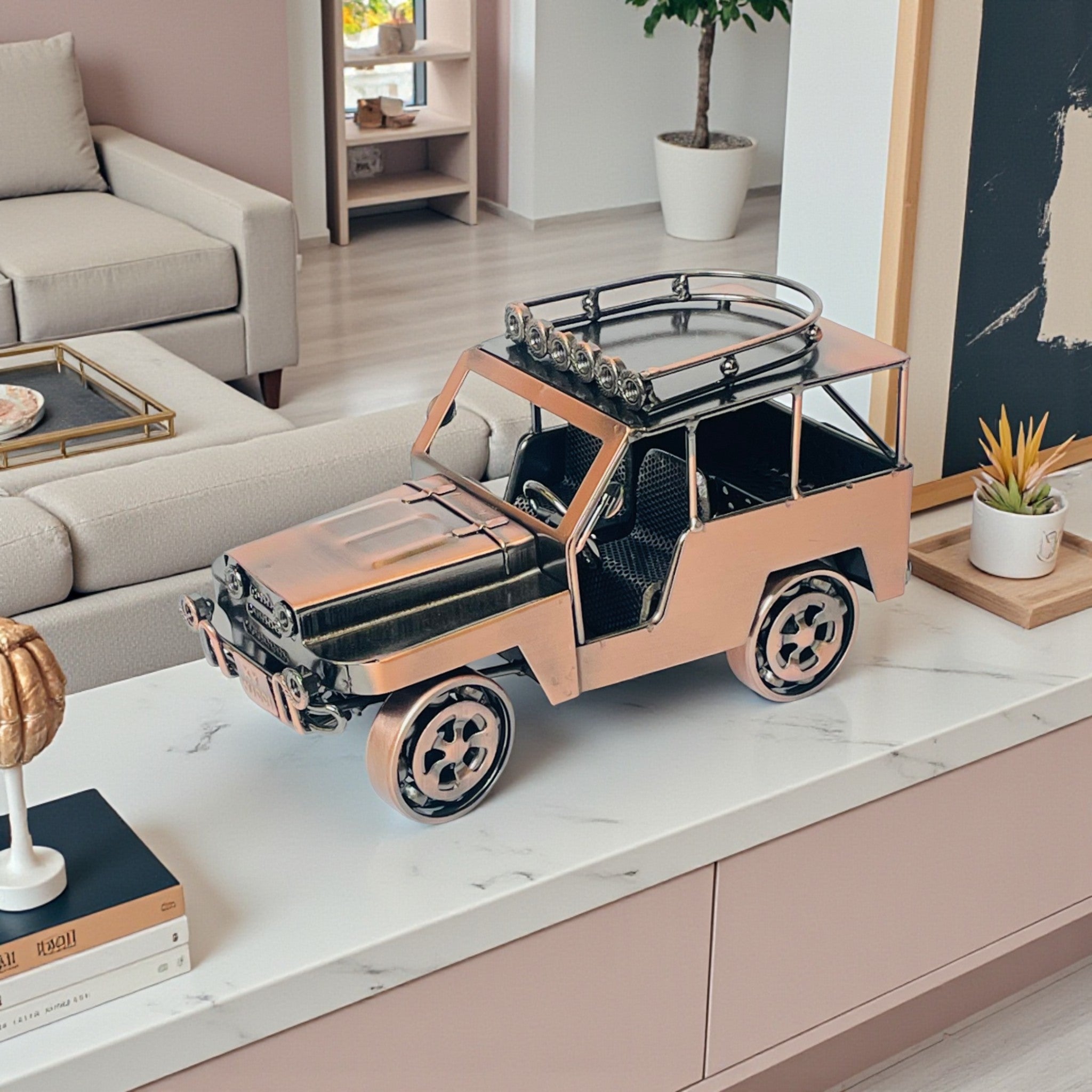 Elite Craft Luxury Metal Car Showpiece