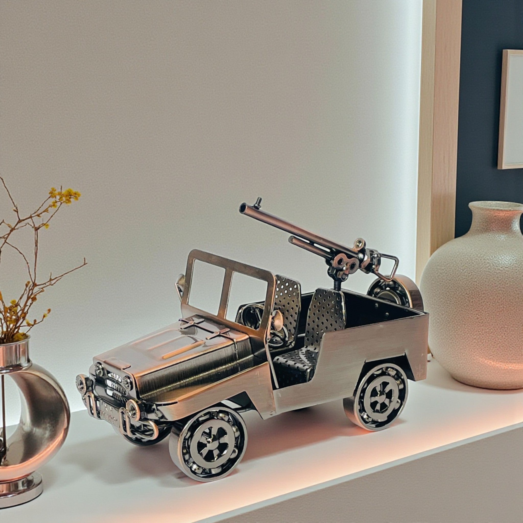 Vintage Luxury Metal Car Showpiece