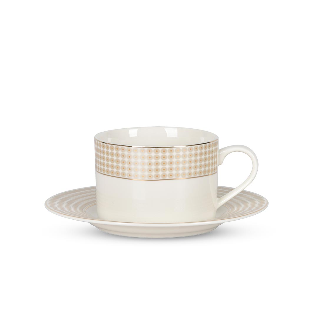 Pearl Tuscan Throne 12pc Tea Set