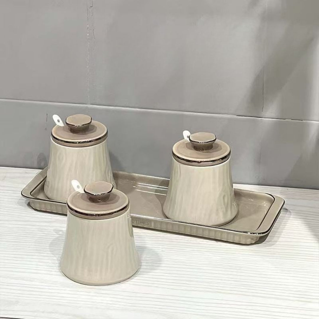 Modern 3Pc Canister Set