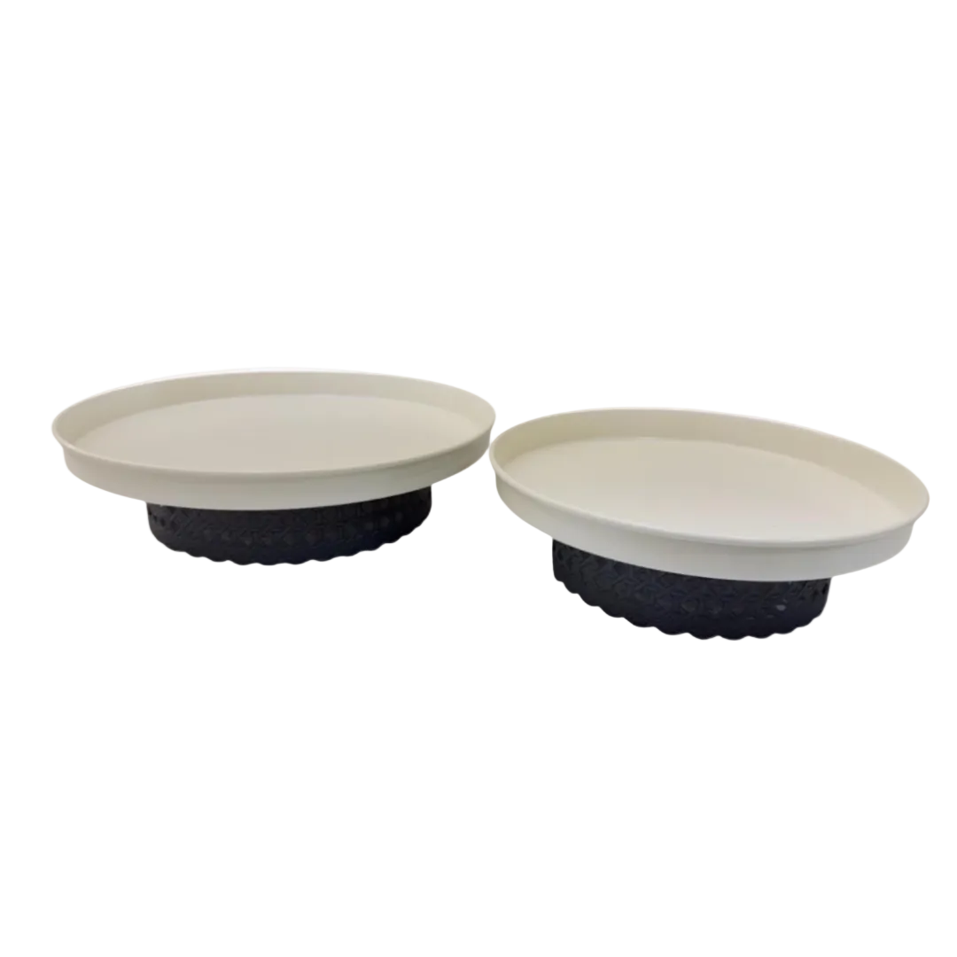Premium Round Serving Tray Set of 2