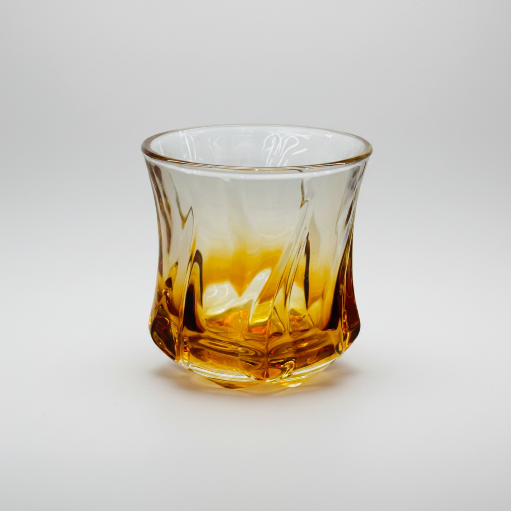 Artisanal Molded Glasses Set of 6