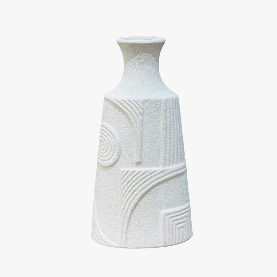 Modern Textured Geometric Vase