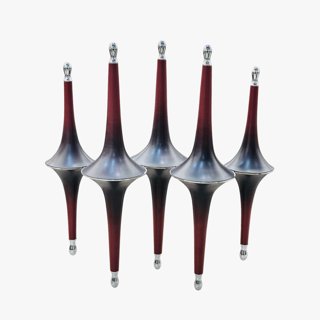 Modern Spindler Decor Sculpture Set of 5