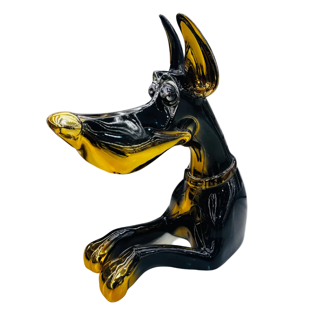 The Noble Doberman – Avant-Garde Canine Showpiece