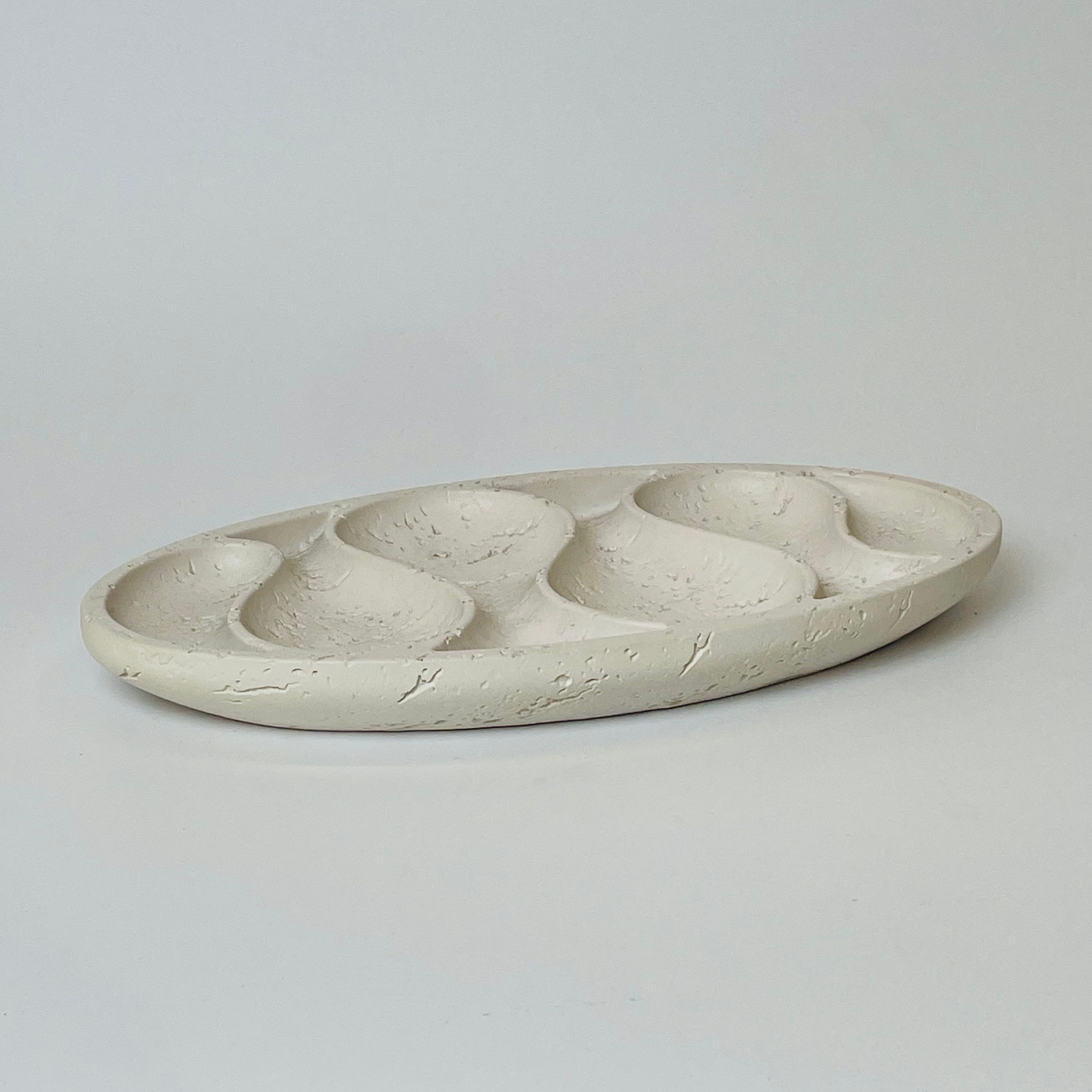 Elegant Ceramic Artisan Serving Tray