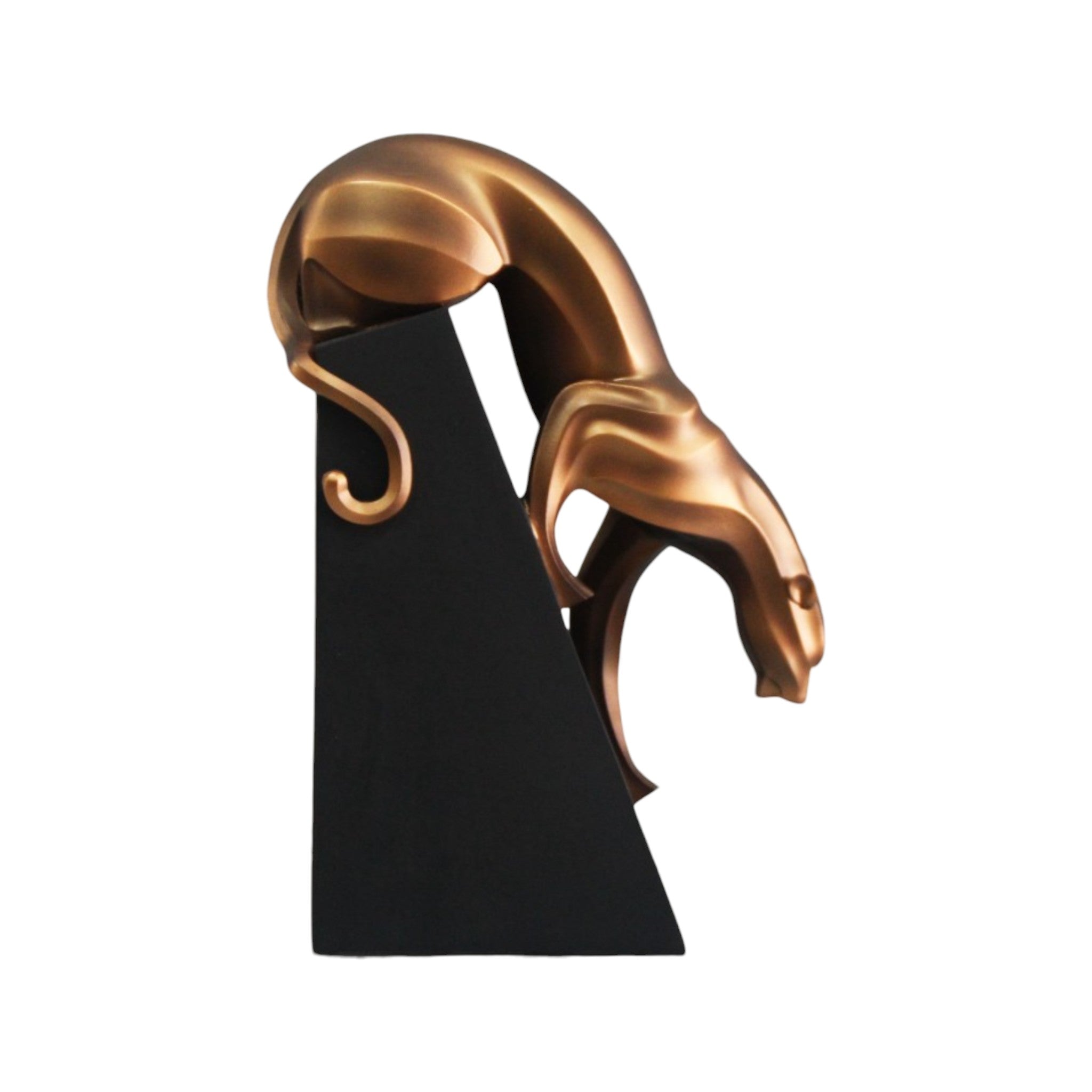 Panther Grace Sculpture – Gold & Black Editions