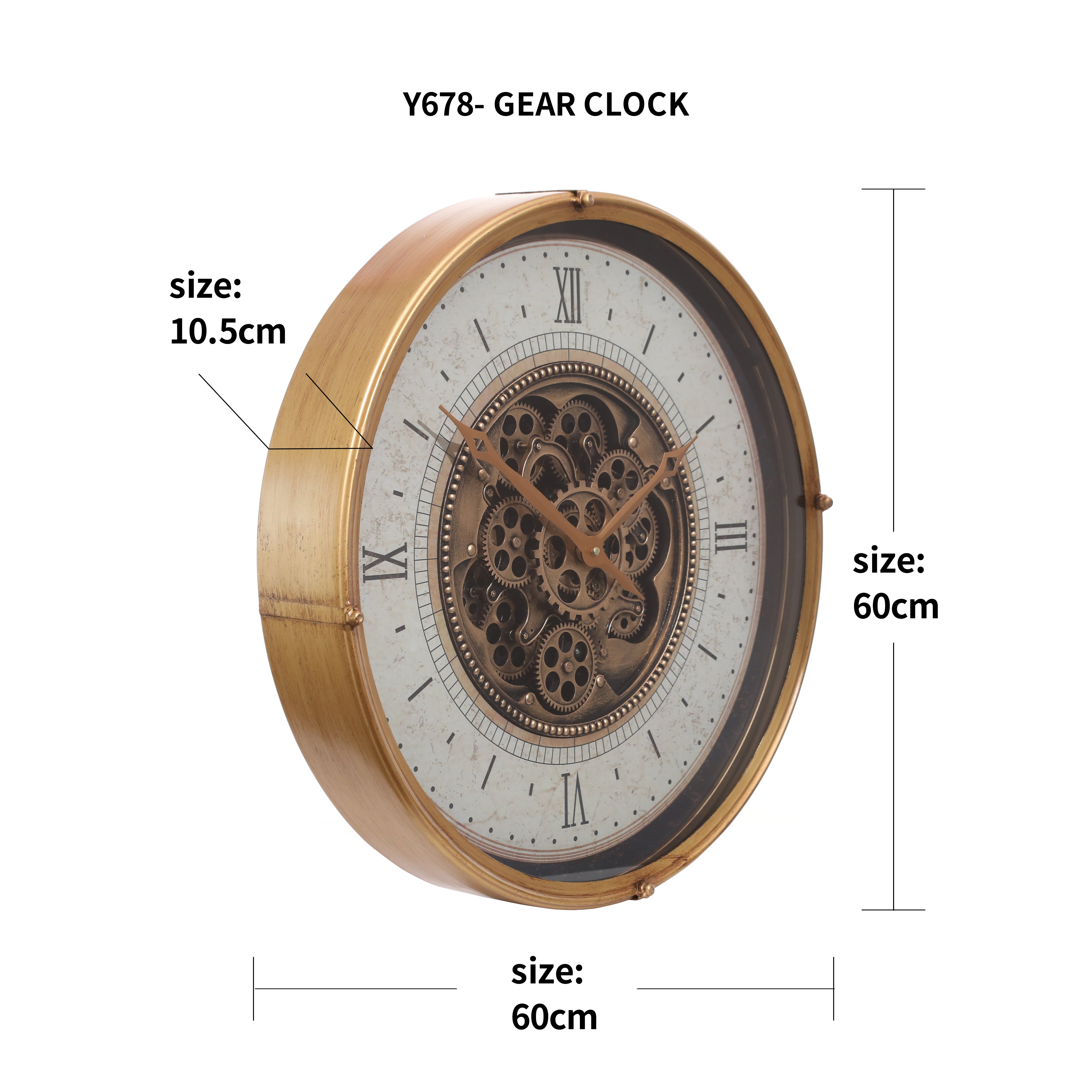 Florence Époque Gear Clock