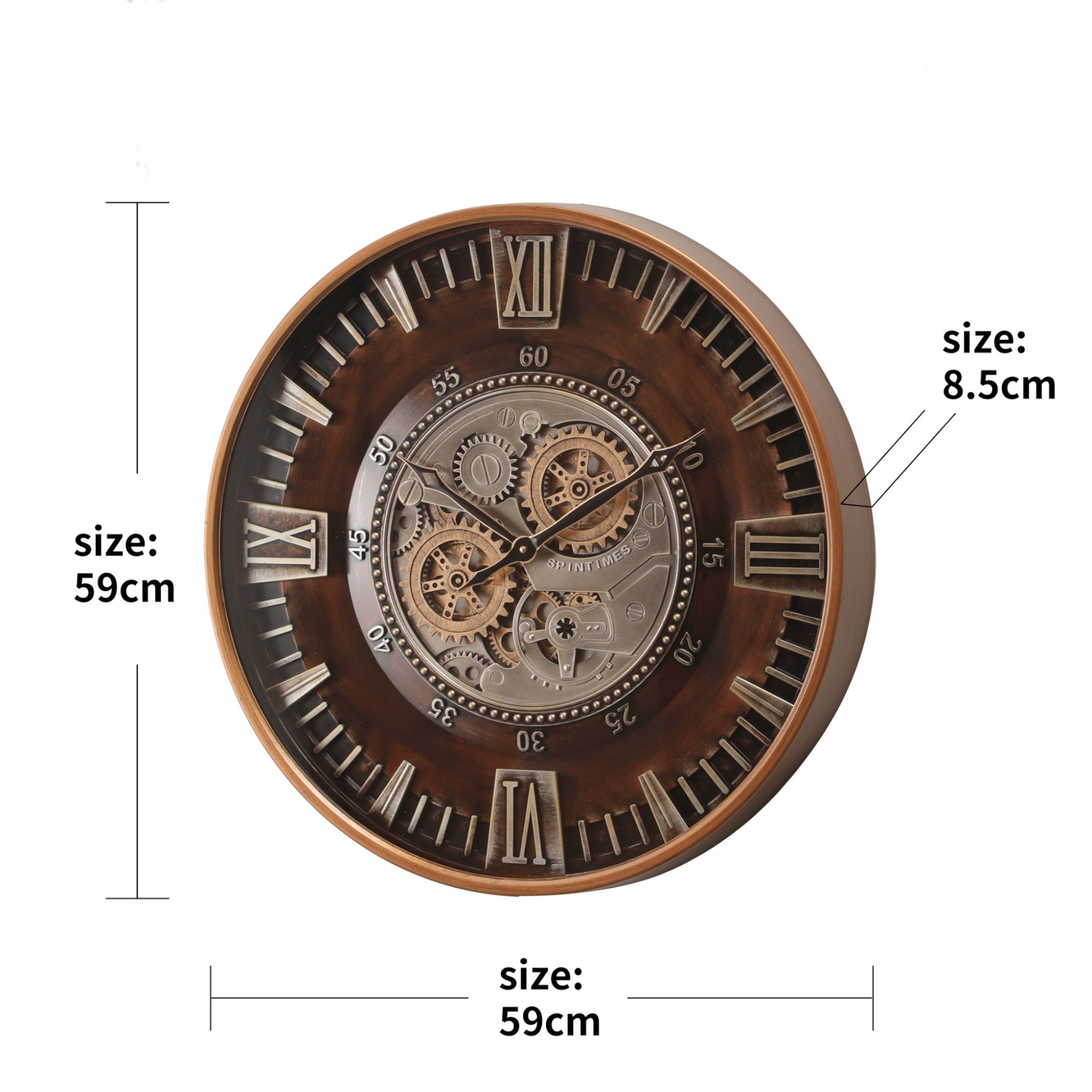 Grand Roman Legacy Wall Clock By Imaar Home