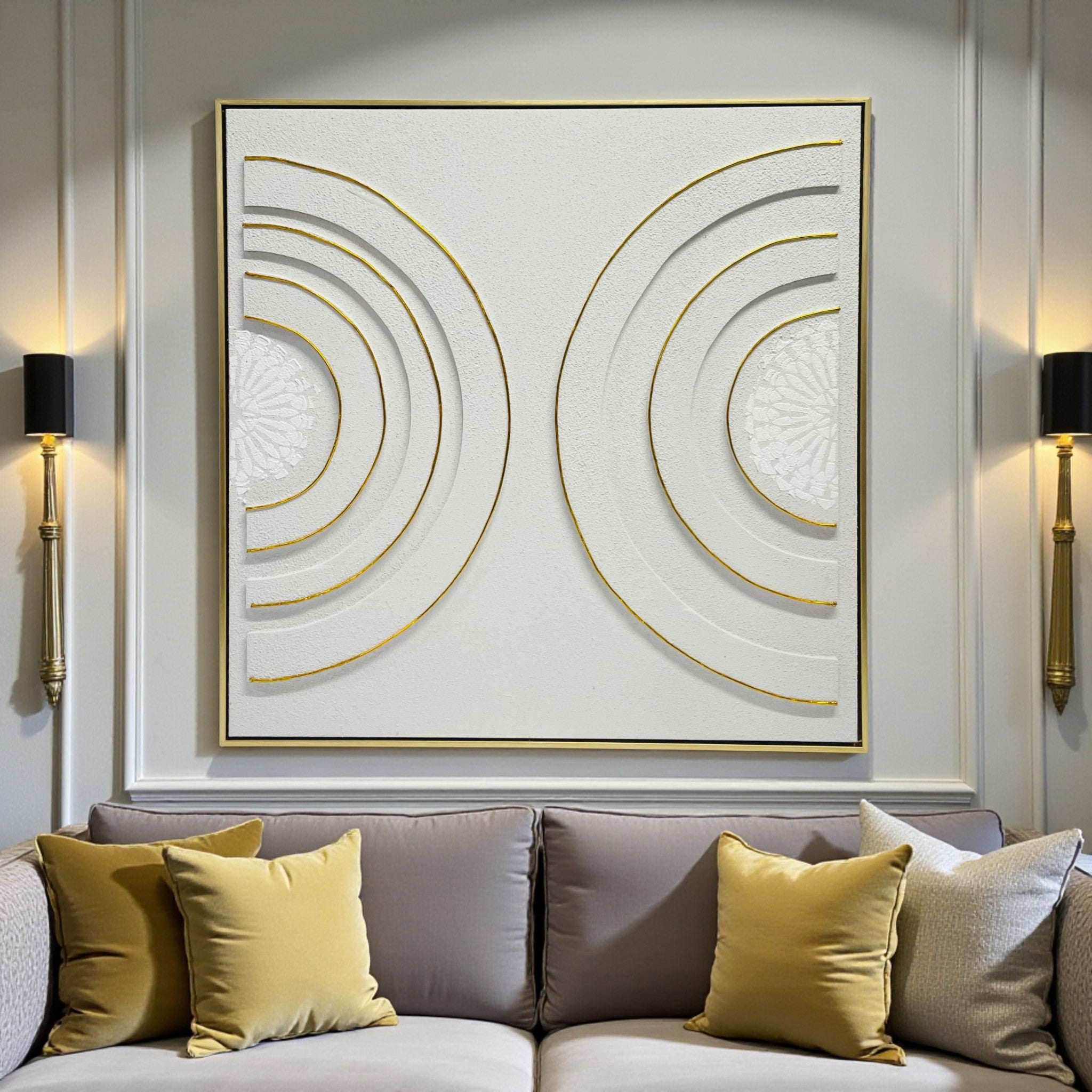 Mystic Layers Abstract Panel - Wall Art