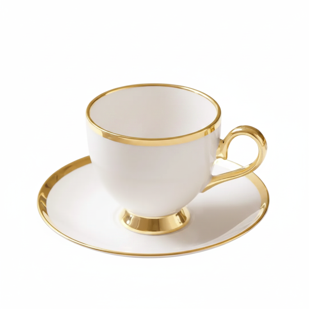 Minimalist Tea Cup & Saucer Set