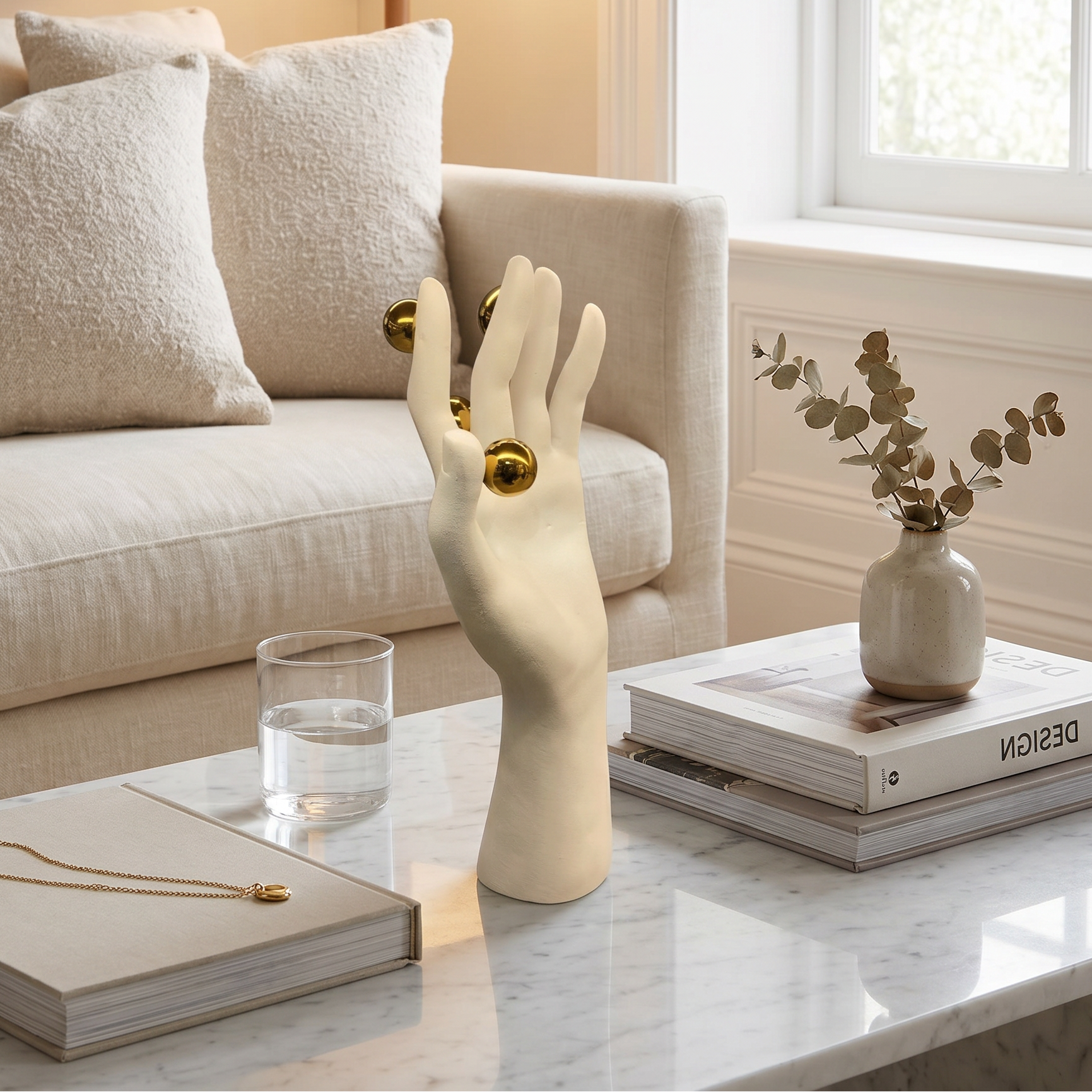 Aurelia Levity Hand Sculpture