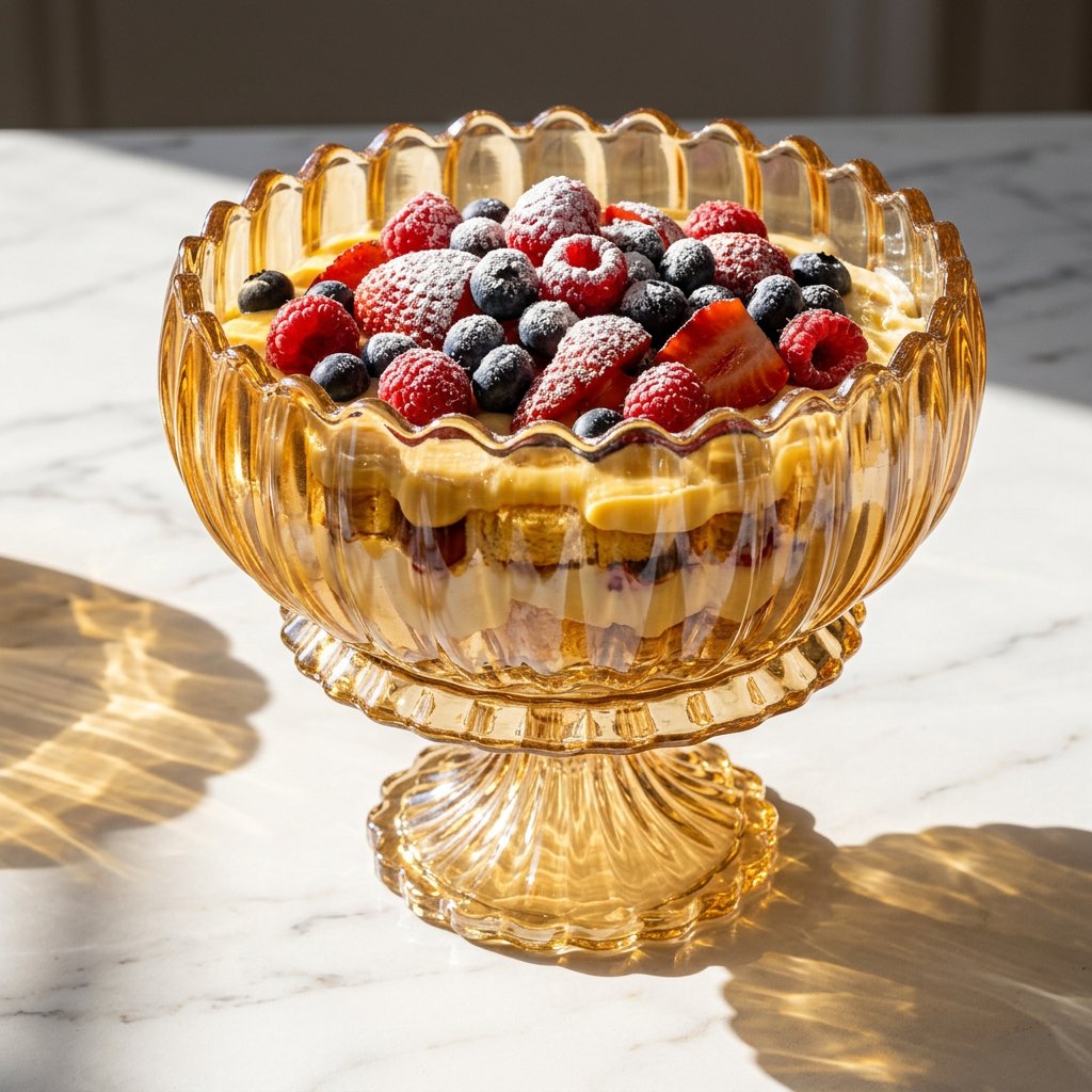Premium Tinted Centerpiece Bowl with Scalloped Rim 8.5 Inch