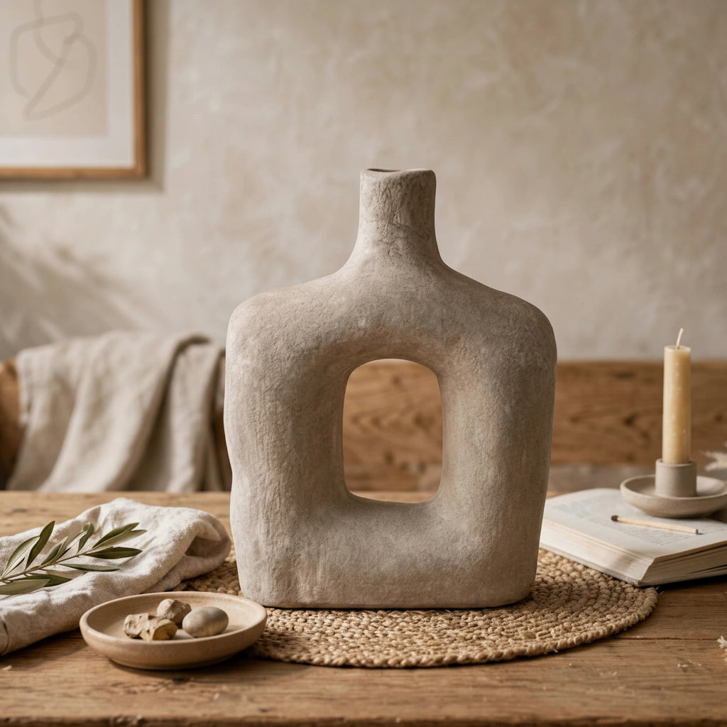 Elegant Arched Hollow Vase