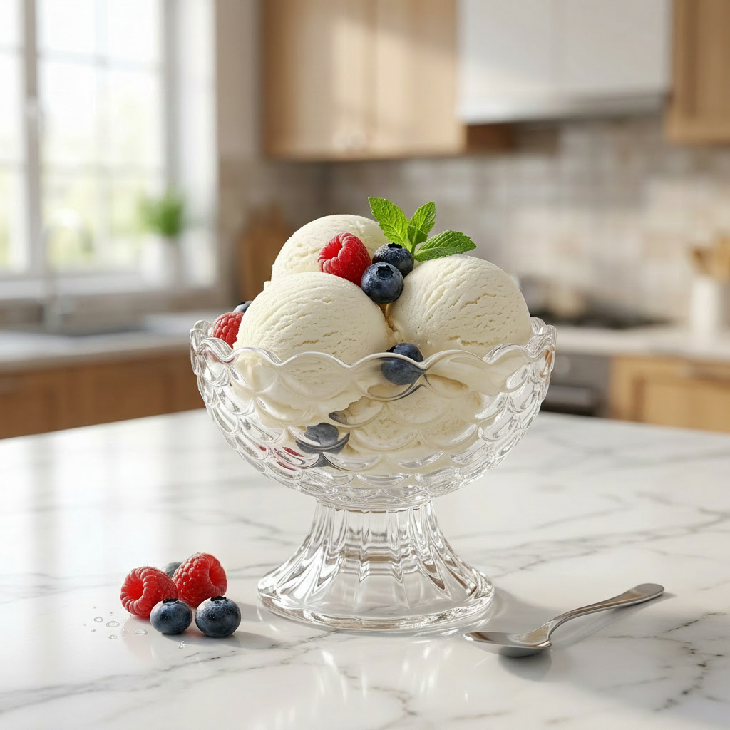 Premium Glass Ice Cream Cup Set of 6