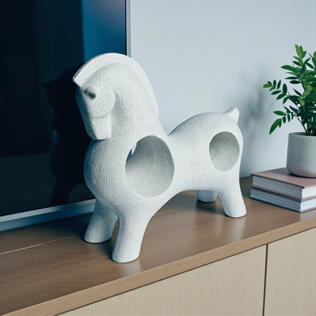 Elegant Horse Modern Decorative Showpiece