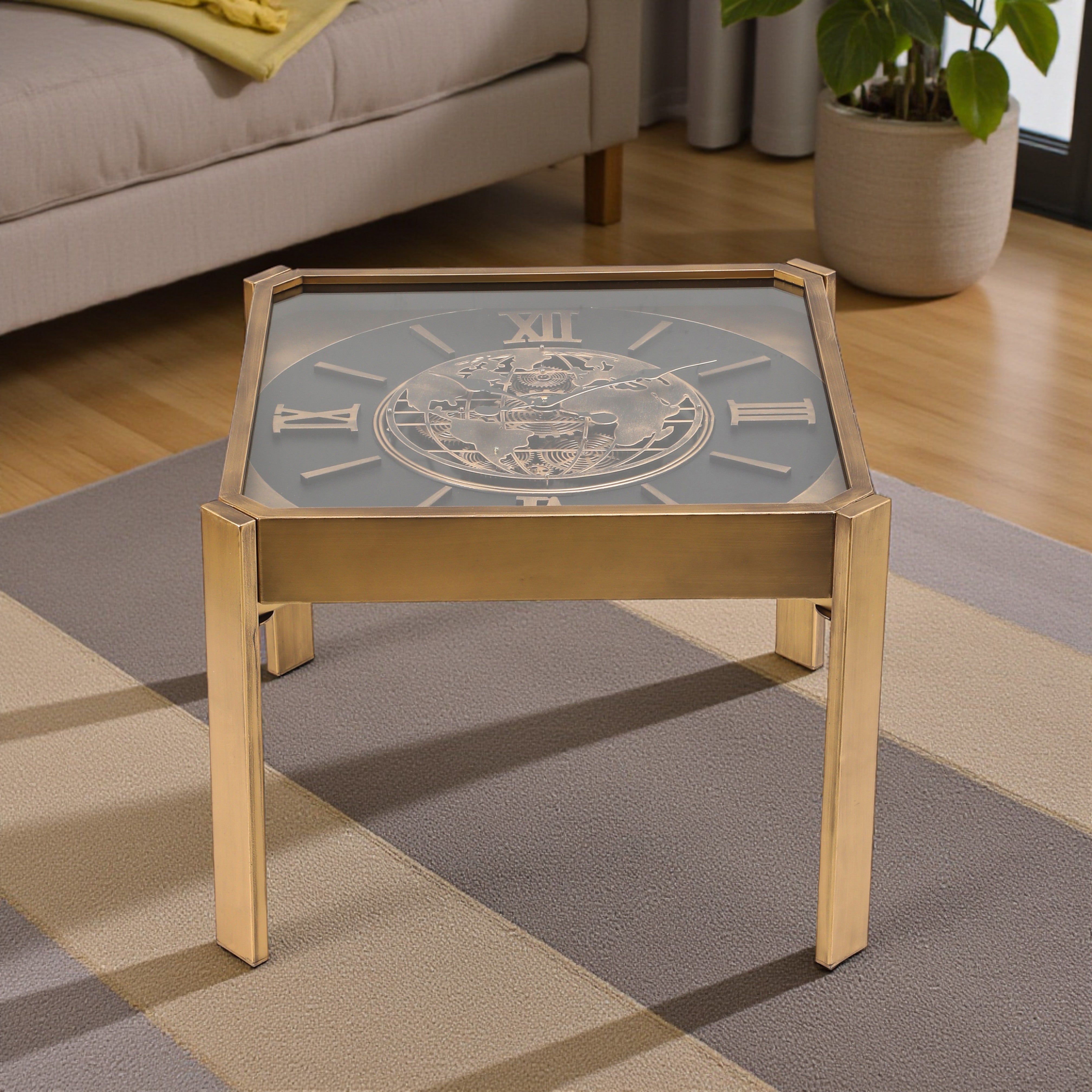 Classic World Design Coffee Table Clock