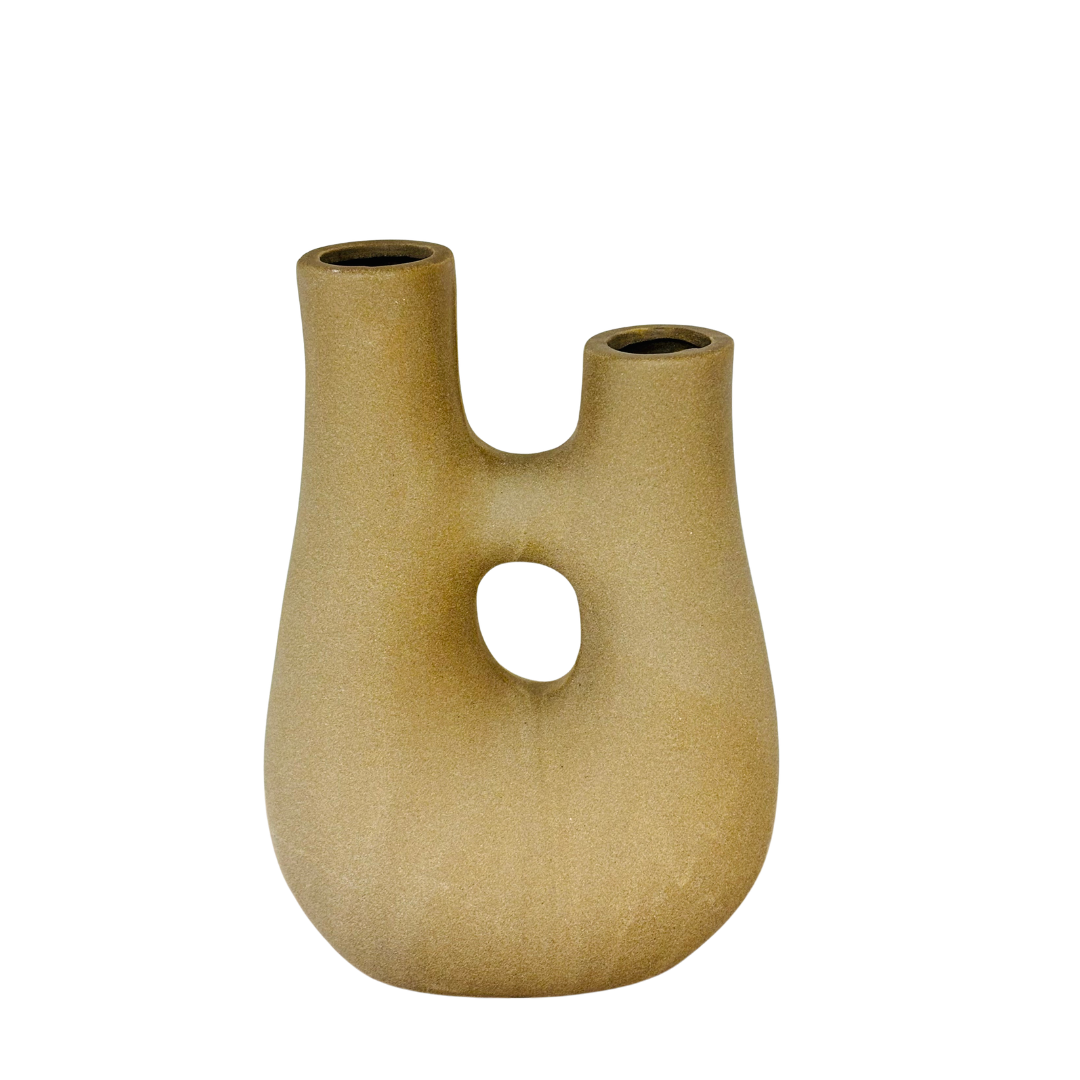 Dune Twin Neck Minimalist Vase