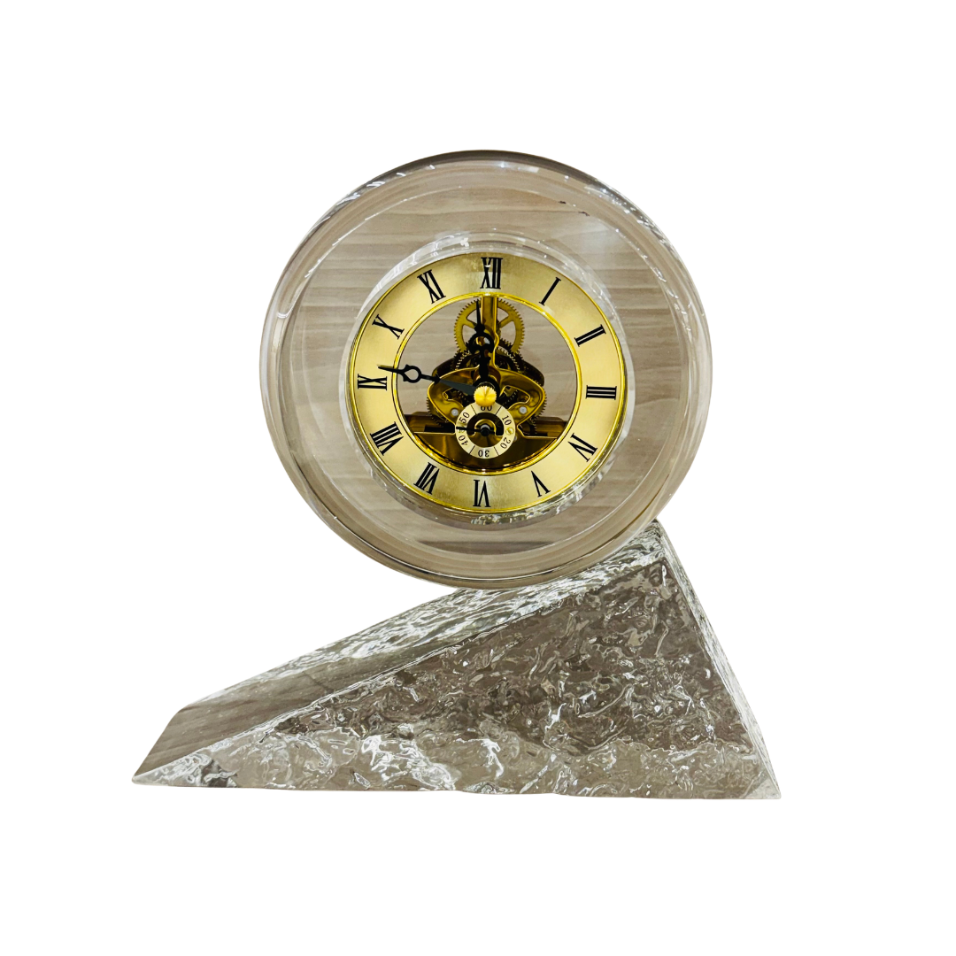 Elegant Crystal Mantel Clock