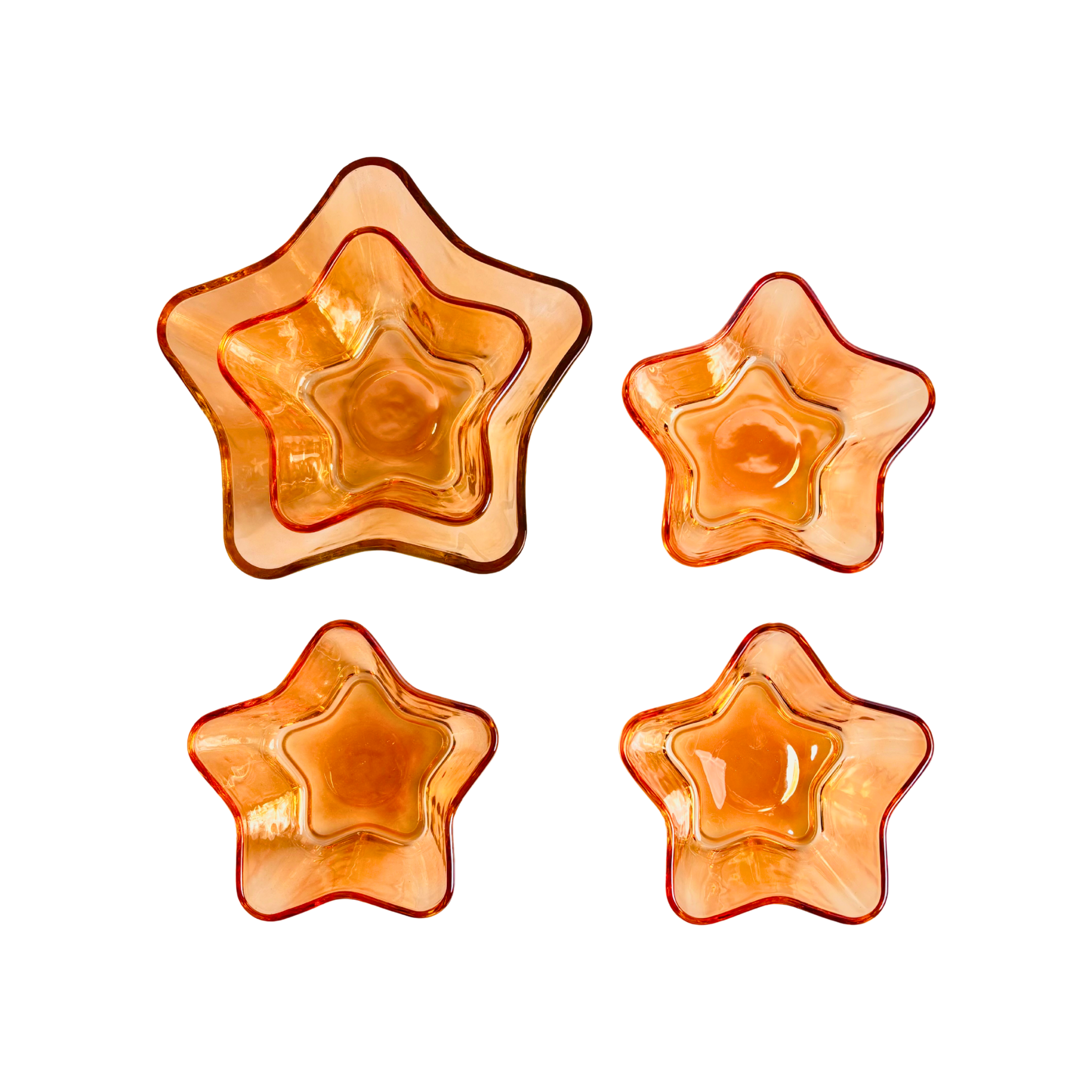 Elegant Star Bowl 5Pc Set