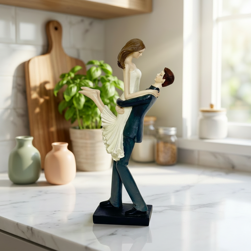 Elegant Wedding & Anniversary Couple Sculpture
