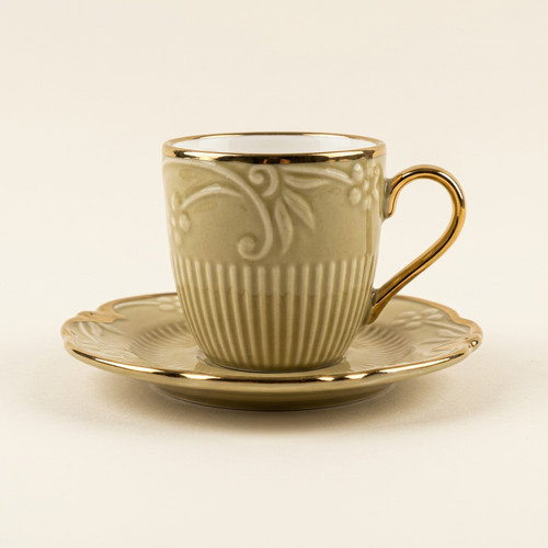 Royal Floral Vine Cup & Saucer Set of 12