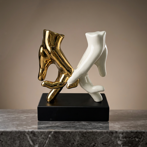 Elegant Holding Hands Figurine