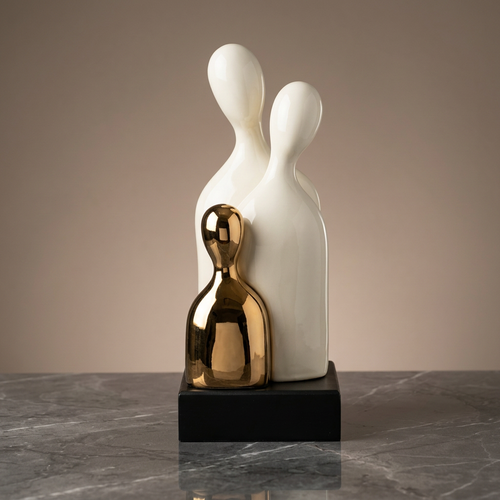 Modernist Abstract Family Figurine