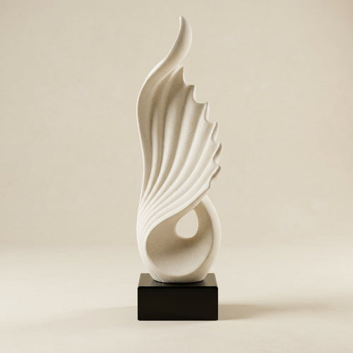 Modernist Soaring Crest Abstract Sculpture