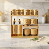 12 Piece Wooden Rack Kitchen Storage Set