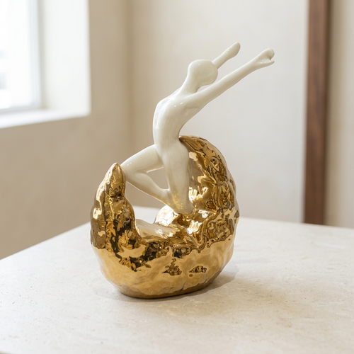 Modernist Abstract Figural Ceramic Statue