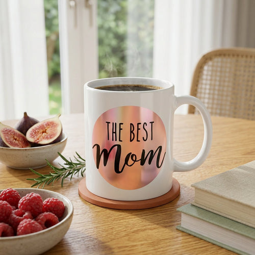 Dual-Tone Ceramic Mom Gift Mug