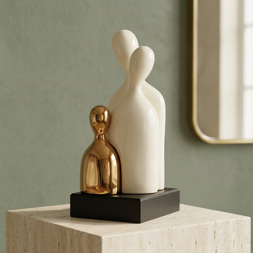 Modernist Abstract Family Figurine