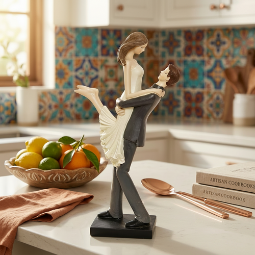 Elegant Wedding & Anniversary Couple Sculpture