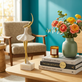 Modern Abstract Ballet Dancer Sculpture