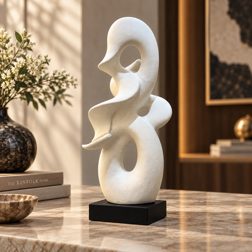 Double-Void Dynamic Wave Sculpture