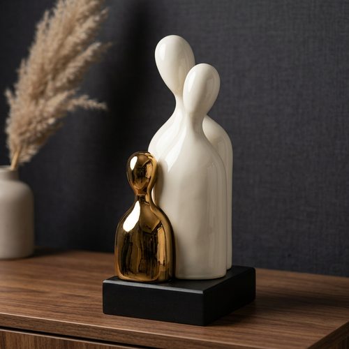 Modernist Abstract Family Figurine