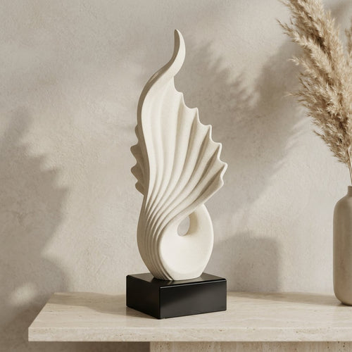 Modernist Soaring Crest Abstract Sculpture