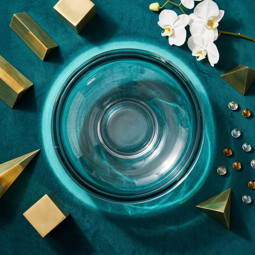 Prism Twisted Lead-Free Crystal Showpiece & Fruit Bowl