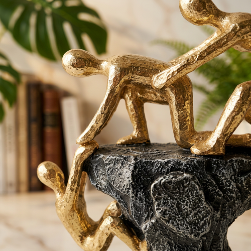 Modern Teamwork & Helping Hand Sculpture