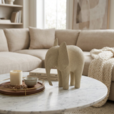 Minimalist Curved Elephant Sculpture